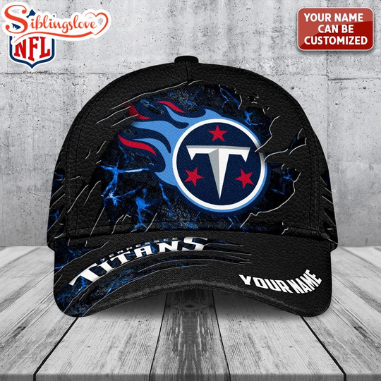 Discover Personalized Name Tennessee Titans Classic Baseball Cap For Fans