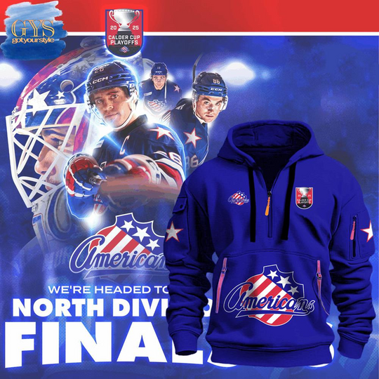 Discover Rochester Americans North Division Finals Quarter Zip Hoodie