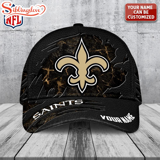 Personalized Name New Orleans Saints Classic Baseball Cap For Fans