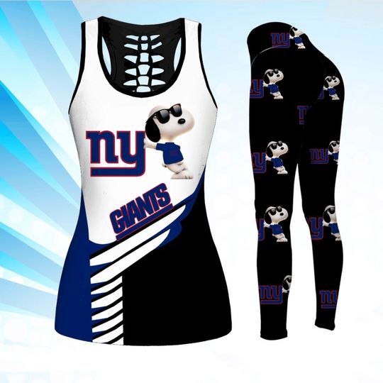 New York Giants Leggings And Tank Top