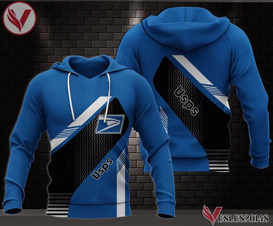 Postal Service Uniform AOP Hoodie, Unique Gifts For Employee