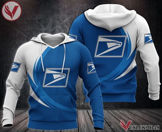 Postal Service Uniform AOP Hoodie, Unique Gifts For Father's Day, Gift For Postal Woker