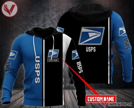 Custom Postal Service All Over Printed Hoodie, Hoodie For Men Women Kid