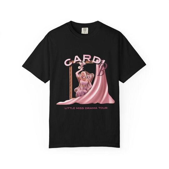 Discover Cardi B Little Miss Drama Tour T-Shirt: Rose Gold Fan Gift