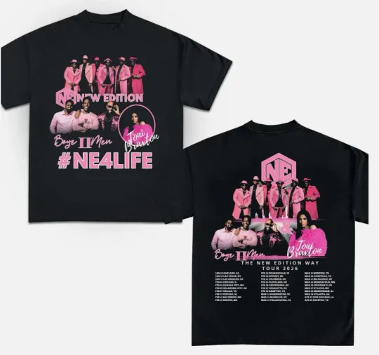 Discover The New Edition Way Tour 2026 Unisex T Shirt