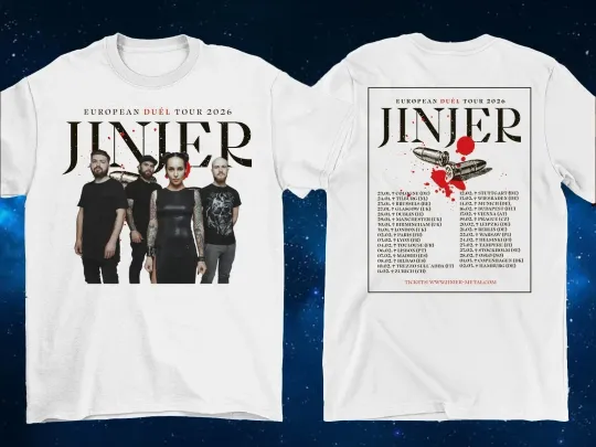 Jinjer European Tour 2026 Double Sided T-Shirt