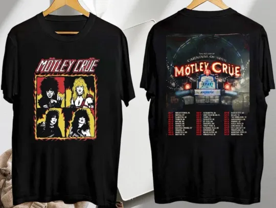 Discover Motley Crue Tour 2026 Shirt, Motley Crue Shirt, Motley Crue Me T-Shirt
