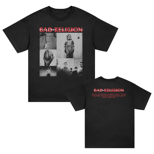 Discover Bad Religions Stranger Than Fiction Tour 2026 Merch T-shirt