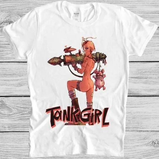 Discover Tank Girl T-Shirt Bazooka Punk Funny Cool Gift Tee