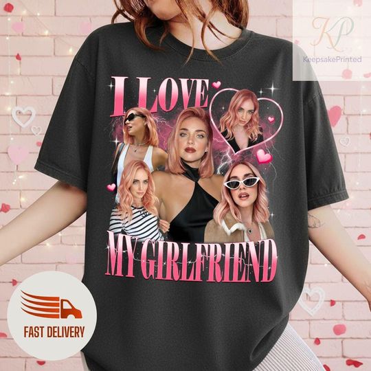 Discover I Love My Girlfriend Shirt, Custom Bootleg Shirt Retro 90s, Valentine Shirt with Photos