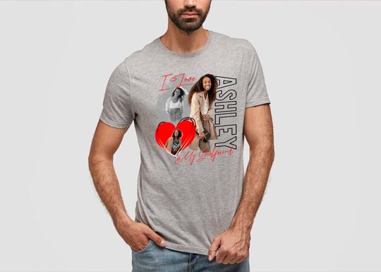 Discover Valentine Gift I Love My Girlfriend Custom Picture, I Love My Girlfriend Shirt Custom Photo