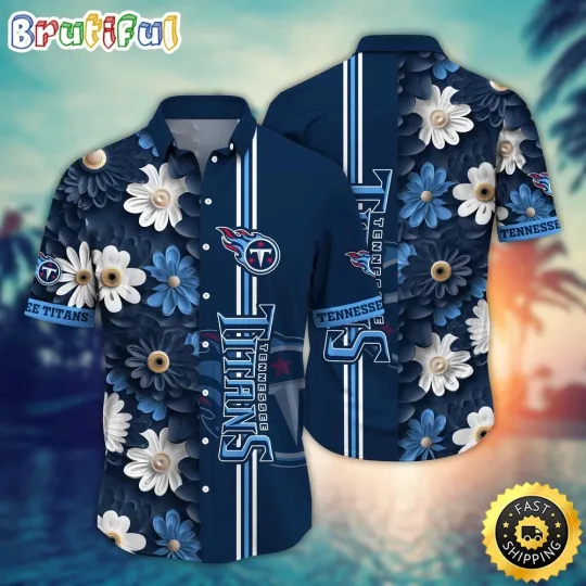 Discover Tennessee Football Hawaiian Shirt Flower Sporty And Stylish