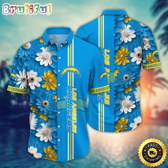 Discover Los Angeles Football Hawaiian Shirt Flower Sporty And Stylish