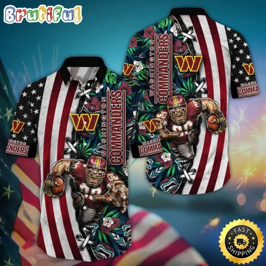 Discover football Washington Football Hawaiian Shirt Mascot Aloha Summer Shirt