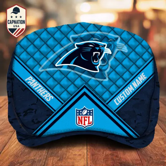 Carolina-Panthers Jeff Cap football Jeff Cap Newsboy Cap Driving Cap Flat Cap