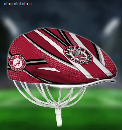 Discover Albm Team Crimson Tide Jeff Cap NCAA Jeff Cap Newsboy Cap Driving Cap