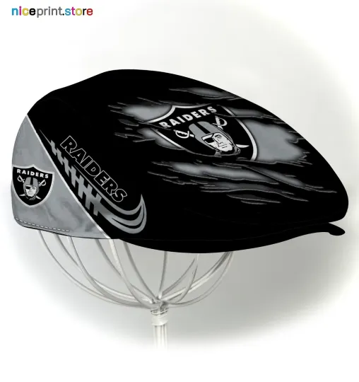 Discover Las Vegas Team Raiders Jeff Cap football Jeff Cap Newsboy Cap Driving Cap For Men