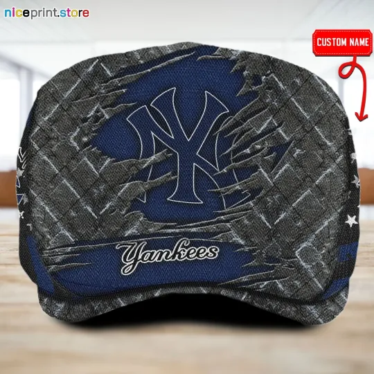 Discover New York Team Yankees Jeff Cap  Custom Jeff Cap Driving Cap Golf Cap