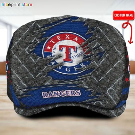 Discover Texas Team Rangers Jeff Cap Custom Jeff Cap Driving Cap Golf Cap Flat Cap