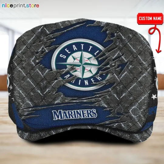 Discover Seattle Team Mariners Jeff Cap Custom Jeff Cap Driving Cap Golf Cap