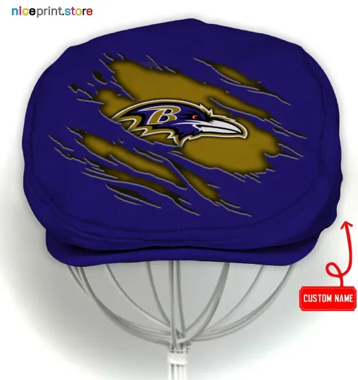 Discover Baltimore Team Ravens Jeff Cap,Newsboy Cap Flat Golf Driving Hat for Men