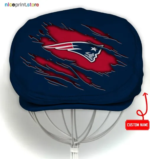 NewEngland Team Patriots Jeff Cap Newsboy Cap Flat Golf Driving Hat for Men