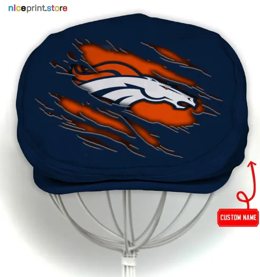 Discover Den*ver Team Broncos Jeff Cap Newsboy Cap Flat Golf Driving Hat for Men