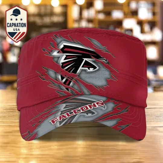 Atlanta-Falcons Military Cap Falcons Newsboy Cap football Truck Cap Flat Cap
