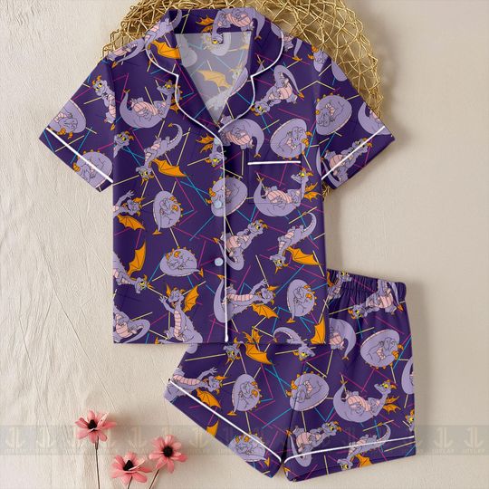Discover Figment Dragon Unisex Pajamas Set, One Little Spark Pajamas
