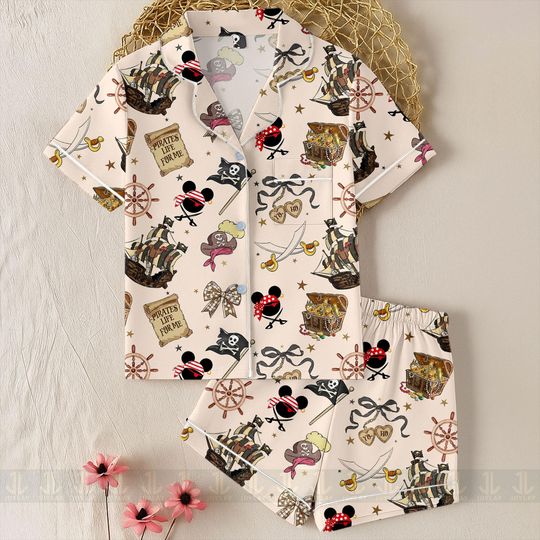 Discover Yo Ho Yo Ho Pirate's Life For Me Unisex Pajamas, Pirate Disney Cruise Trip