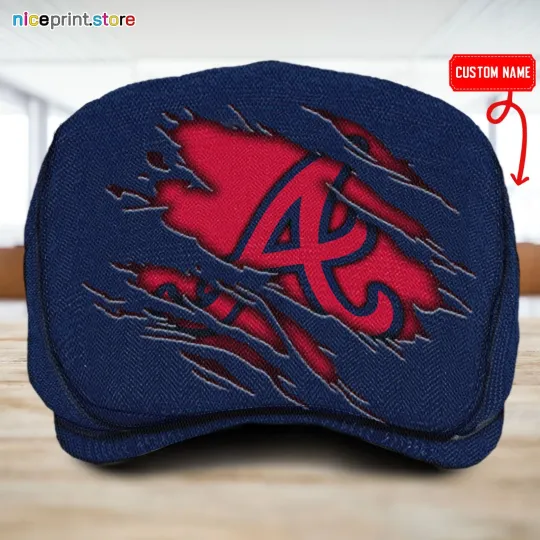Discover Atlanta Team Brave*s Jeff Cap MLB Jeff Cap Driving Cap Golf Cap Flat Cap22