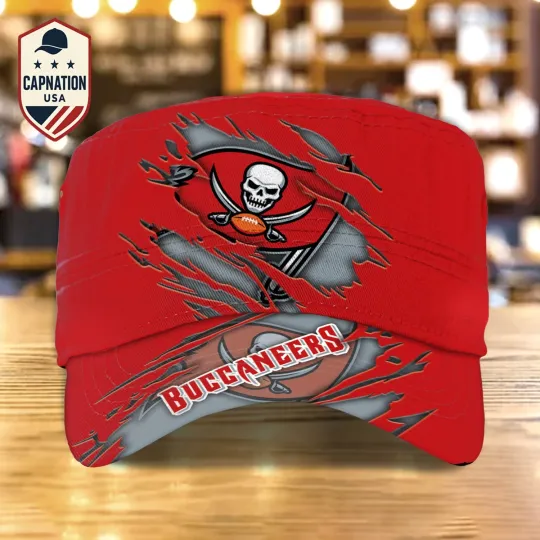 Tampa Bay Team Buccaneers Military Cap Tampa Newsboy Cap football Truck Cap Flat Cap