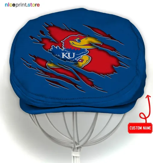 Discover Kan*sas Team Jayhawk*s Jeff Cap NC*AA Golf Cap N*CAA Driving Cap Newsboy Cap22