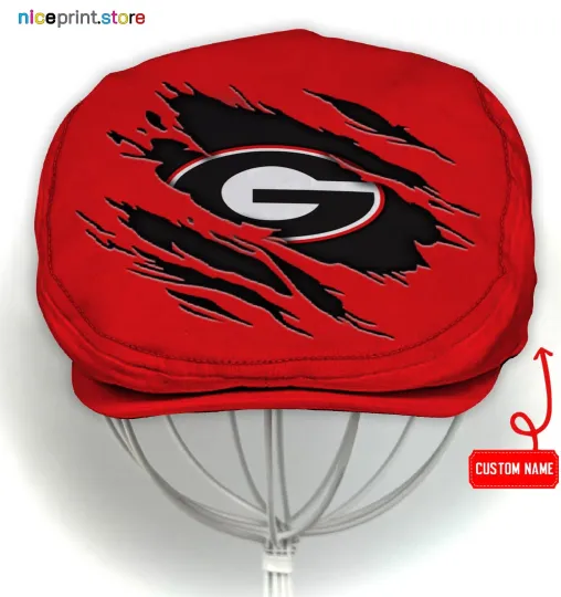 Discover Geo*rgia Team Bulldog*s Jeff Cap NC*AA Golf Cap NCA*A Driving Cap Newsboy Cap22