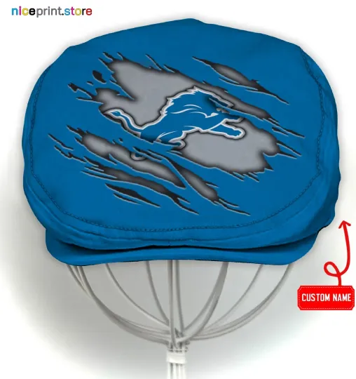 Discover De*troit Team Lion*s Jeff Cap Lions Cap Newsboy Cap Flat Driving Hat for Men22