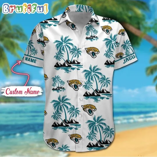 Discover football Jacksonville Palm Tree Tropical Summer Hawaiian Shirt