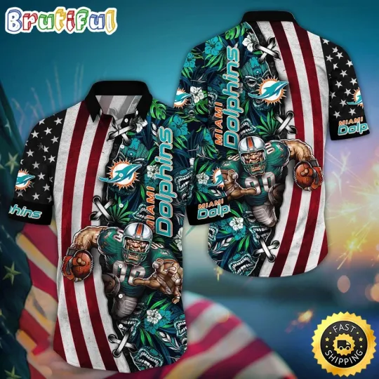Discover football Miami Hawaiian Shirt Mascot Aloha Summer Shirt