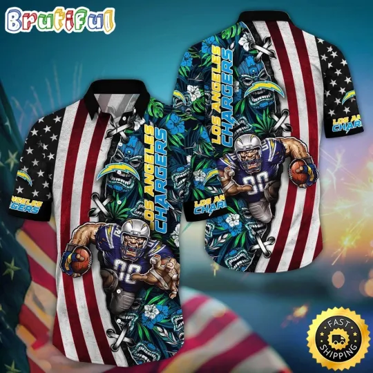 Discover football Los Angeles Hawaiian Shirt Mascot Aloha Summer Shirt