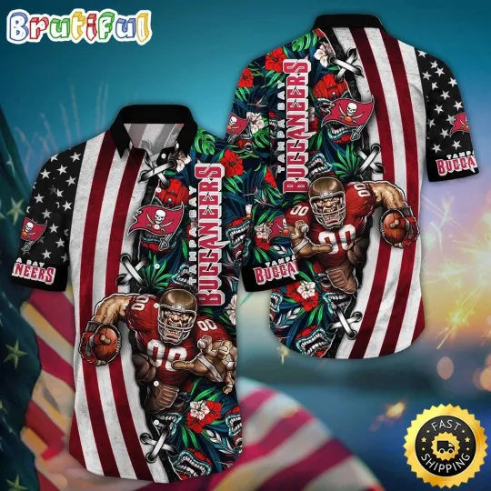 Discover football Tampa Bay Hawaiian Shirt Mascot Aloha Summer Shirt