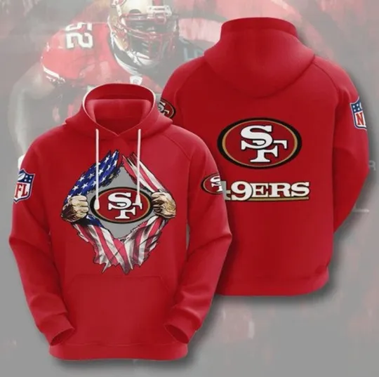 San Francisco 49Ers Hoodie 3D All Over Printed Hoodie