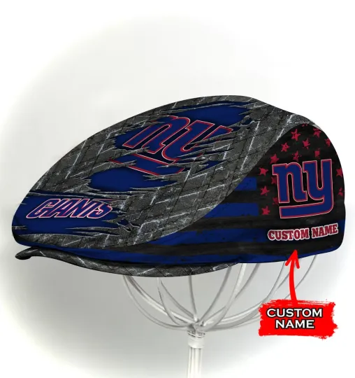 Discover New*York  Team Giant*s Jeff Cap Newsboy Cap Flat Golf Driving Hat for Men