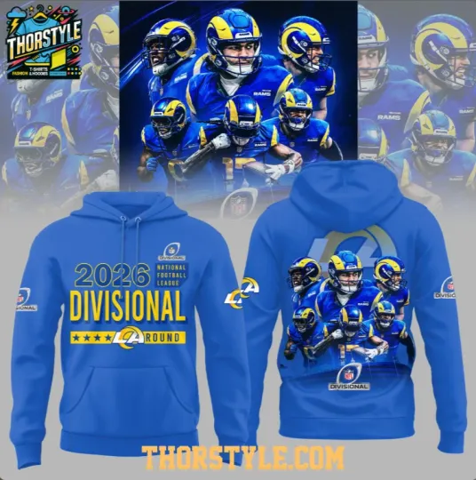 Discover Rams 2026 Round Hoodie 3D Gift For Valentine