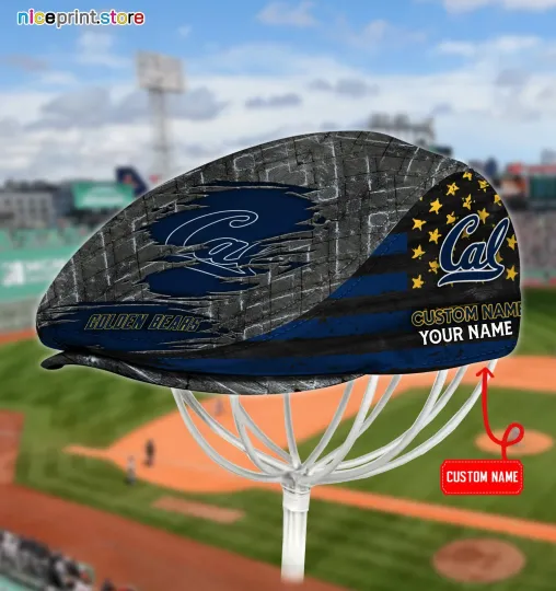 Discover California Team Golden Bears Jeff Cap Newsboy Cap Flat Golf Driving Hat for Men5