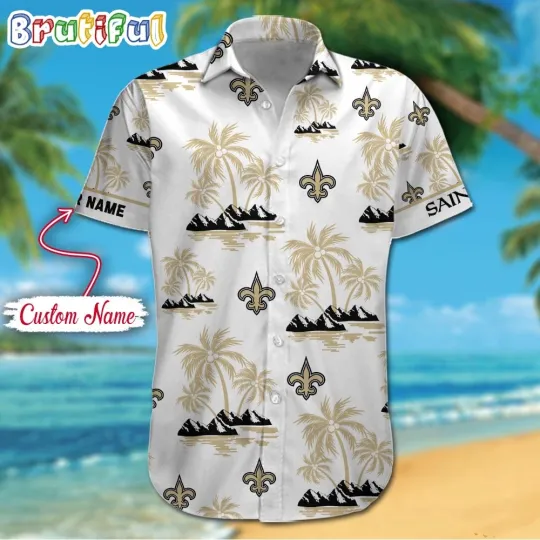 Discover football New Orleans Palm Tree Tropical Summer Hawaiian Shirt
