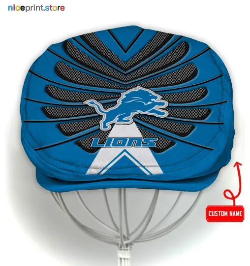 Discover De*troit Team Lion*s Jeff Cap Lions Cap Newsboy Cap Flat Driving Hat for Men