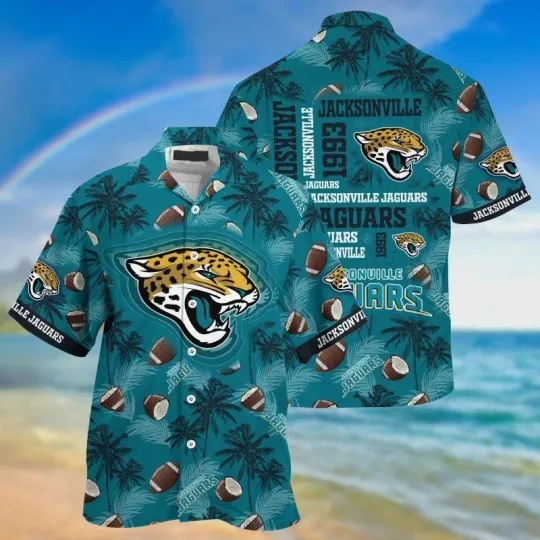 Discover Jacksonville Football Palms Hawaiian Shirt