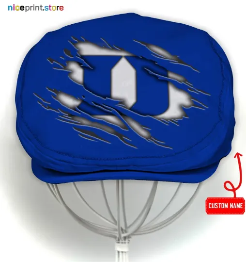 Discover Duke Blue Team Devil Jeff Cap, Golf Driving Newsboy Cap