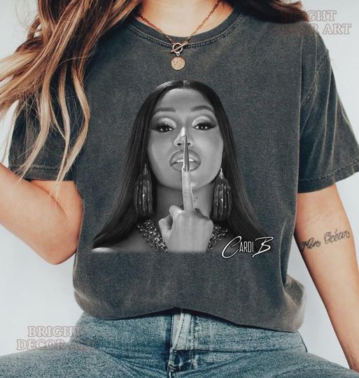 Discover Cardi B Inspired Little Miss Drama Tour 2026 Shirt, Cardi B Concert Tee, Vintage Rap Concert Merch, Am I The Drama Fan Gift Unisex