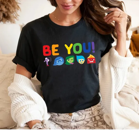 Discover Disney Inside Out Be You Rainbow T-Shirt, Gift For Friends