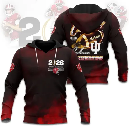 Discover Hoosiers Football 2026 National Championship 3D Hoodie